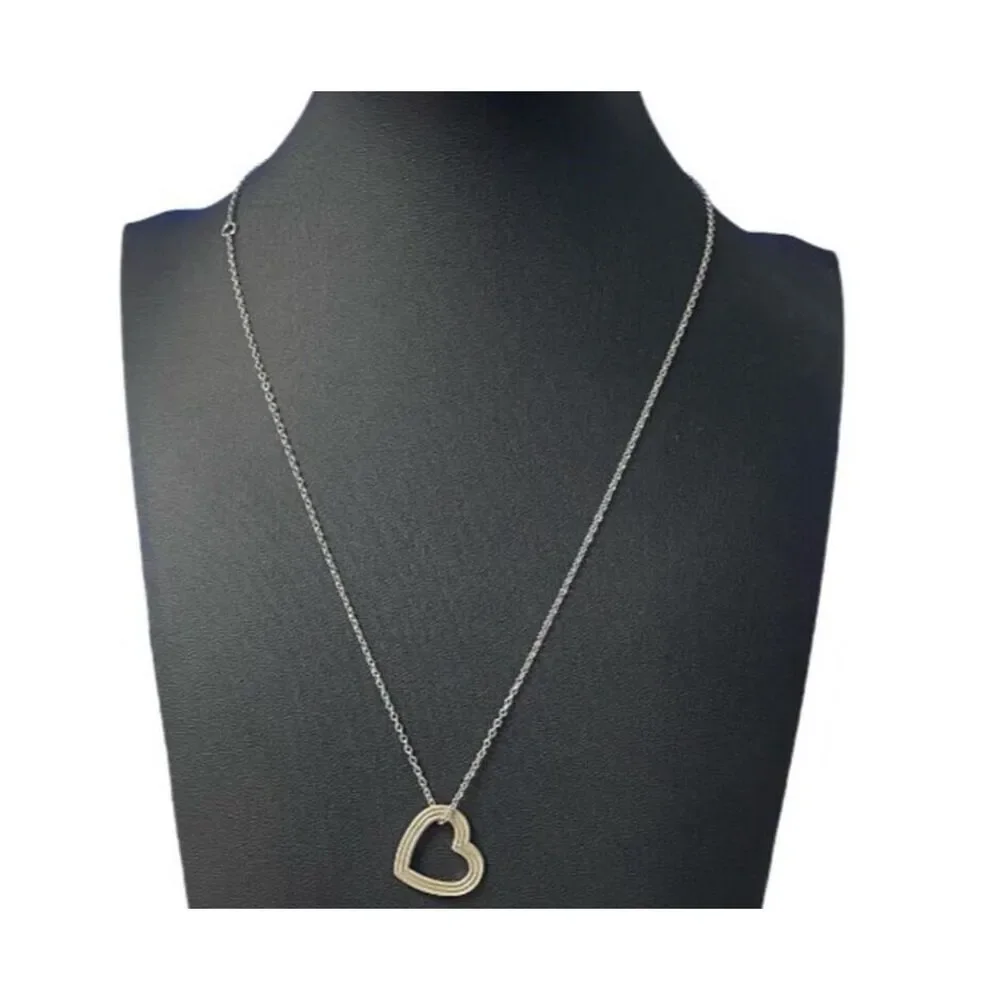 Tiffany Silver Menard Heart Necklace